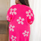 Enough Anyways Floral Cardigan in Pink
