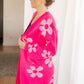 Enough Anyways Floral Cardigan in Pink