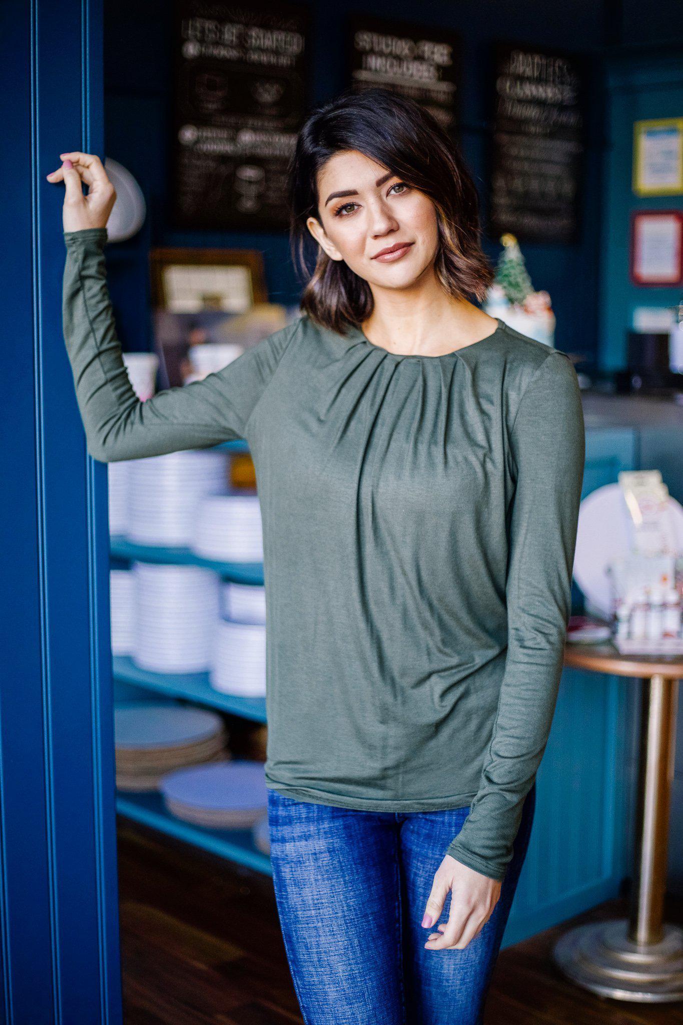 Pleats And Thank You Blouse