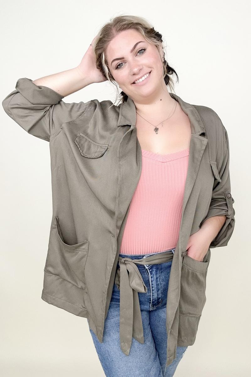 Everyday Belted Cargo Jacket