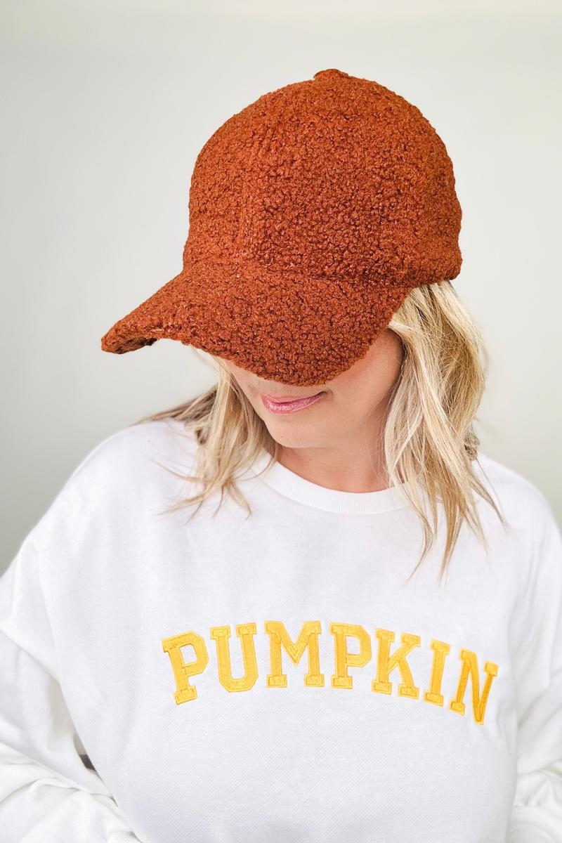 Teddy Fleece Baseball Cap - Multiple colors