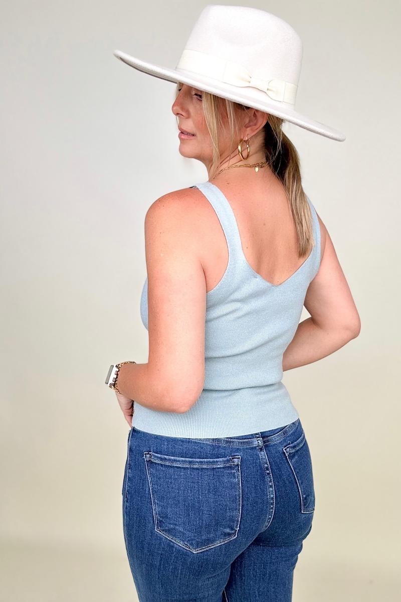 Lovely Ribbed Sweater Tank