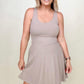 Total Brami 3 in 1 Athleisure Mini Tank Dress with Built-in Bra & Shorts - 6 Colors