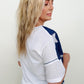 Stars and Stripes Short Sleeve Multi Knit Top