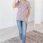 Spotted in Pink Animal Print Top