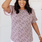 Spotted in Pink Animal Print Top