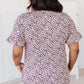 Spotted in Pink Animal Print Top