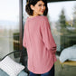 The Ashley Top in Mauve