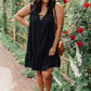 Tiered in Black Dress