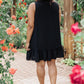 Tiered in Black Dress