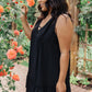 Tiered in Black Dress