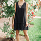 Tiered in Black Dress