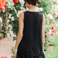 Tiered in Black Dress