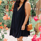 Tiered in Black Dress