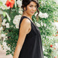 Tiered in Black Dress