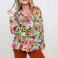 Floral Printed Knit Top