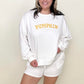 PUMPKIN Graphic Sweatshirt And Shorts Set