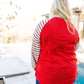 Well-Red Raglan Top