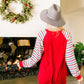 Well-Red Raglan Top