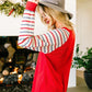 Well-Red Raglan Top