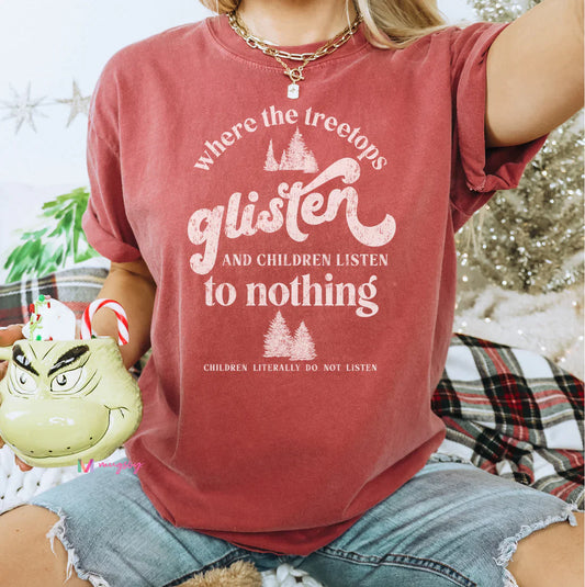 PREORDER: Where the Treetops Glisten Graphic Tee in Two Colors