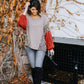 Wild Side Waffle Knit Top