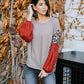 Wild Side Waffle Knit Top