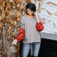Wild Side Waffle Knit Top