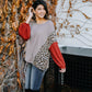 Wild Side Waffle Knit Top
