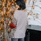 Wild Side Waffle Knit Top