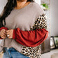 Wild Side Waffle Knit Top
