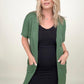 Warm and Cozy Short Sleeve Dolman Cardigan