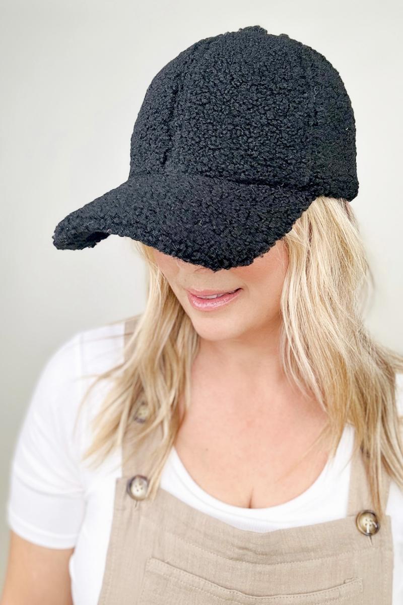 Teddy Fleece Baseball Cap - Multiple colors