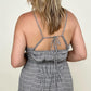 Sleeveless Halter Tie Back Woven Jumpsuit