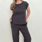 Muslin Top And Jogger Set