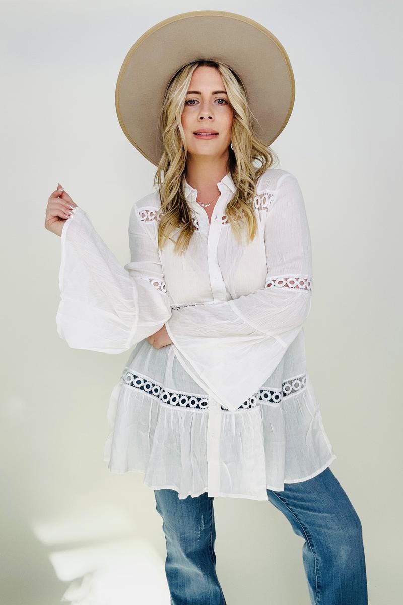 Gauzy Babydoll Tunic