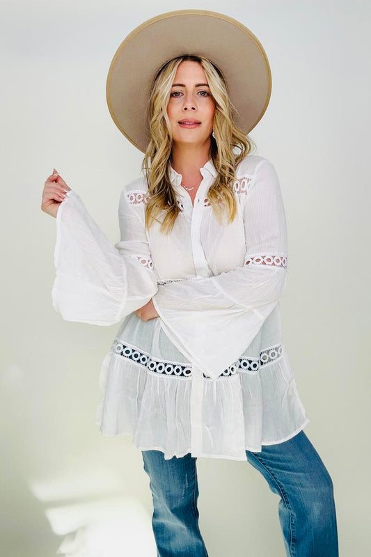 Gauzy Babydoll Tunic