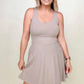 Total Brami 3 in 1 Athleisure Mini Tank Dress with Built-in Bra & Shorts - 6 Colors